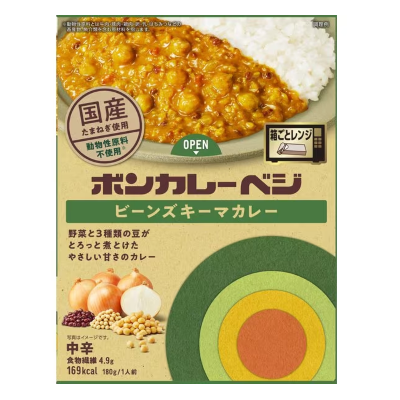 Bon Curry 蔬菜豆 Keema 咖喱<medium spicy>180克</medium>