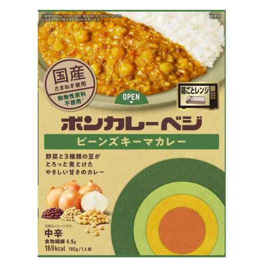 Bon Curry 蔬菜豆 Keema 咖哩<medium spicy>180克</medium>