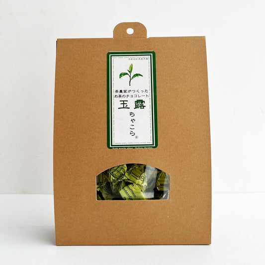 Original chocolate from Uji tea farmers, Chakora (Gyokuro)