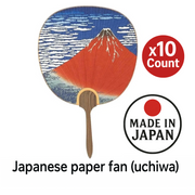 日本北斋红富士纸扇 10 把
