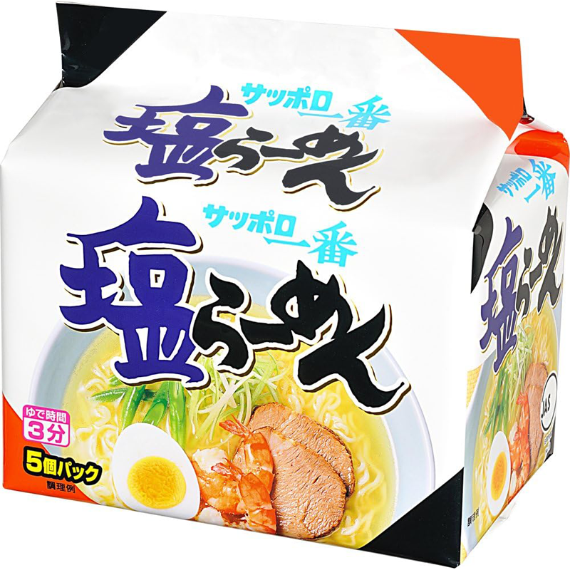 Sapporo Ichiban Salt Ramen 5-meal pack