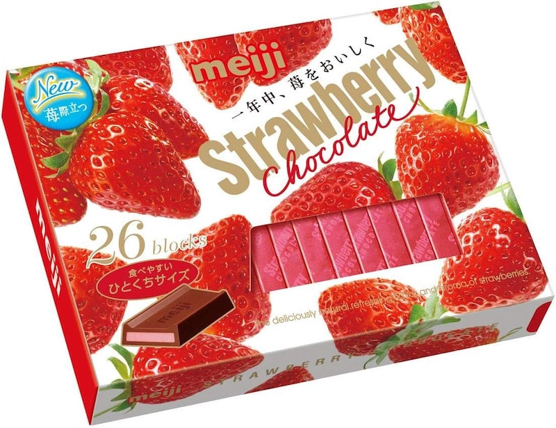 Meiji Strawberry Chocolate BOX (26 pieces)