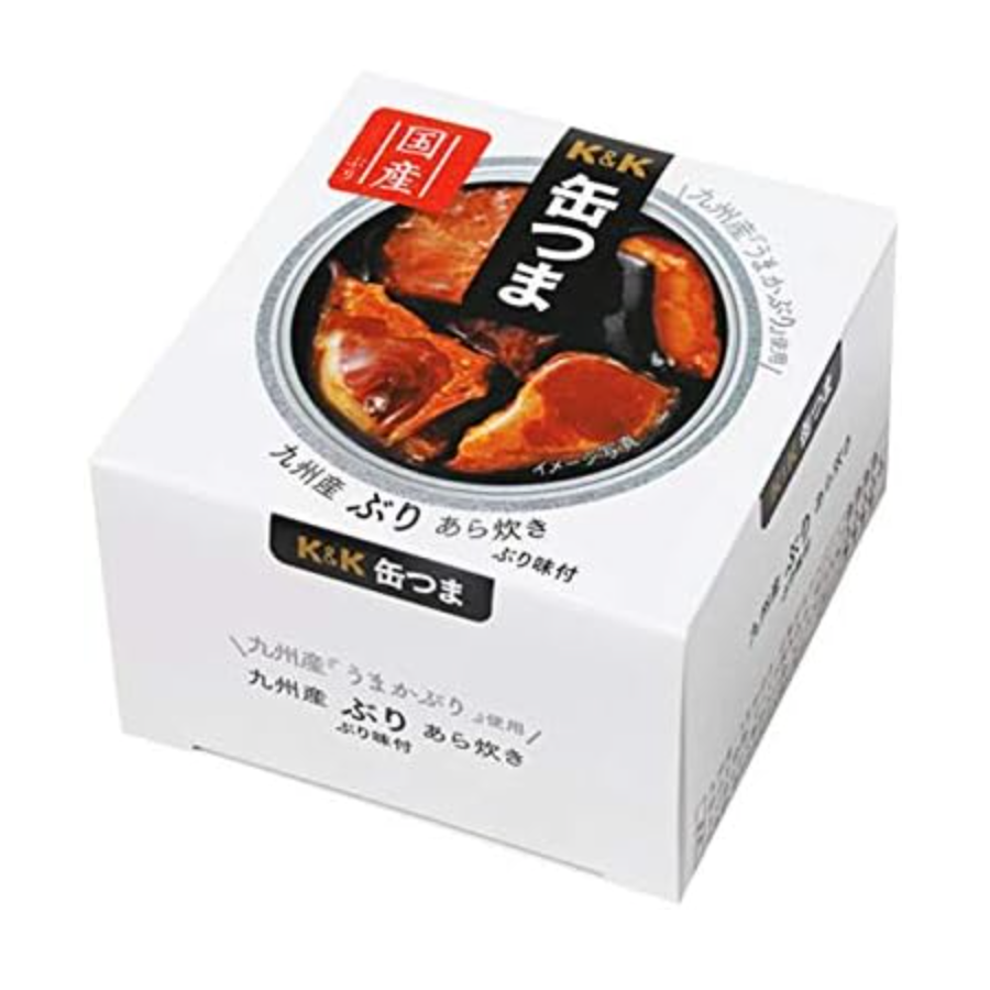 K&K Canned Tsuma Kyushu Grilled Yellowtail 150g