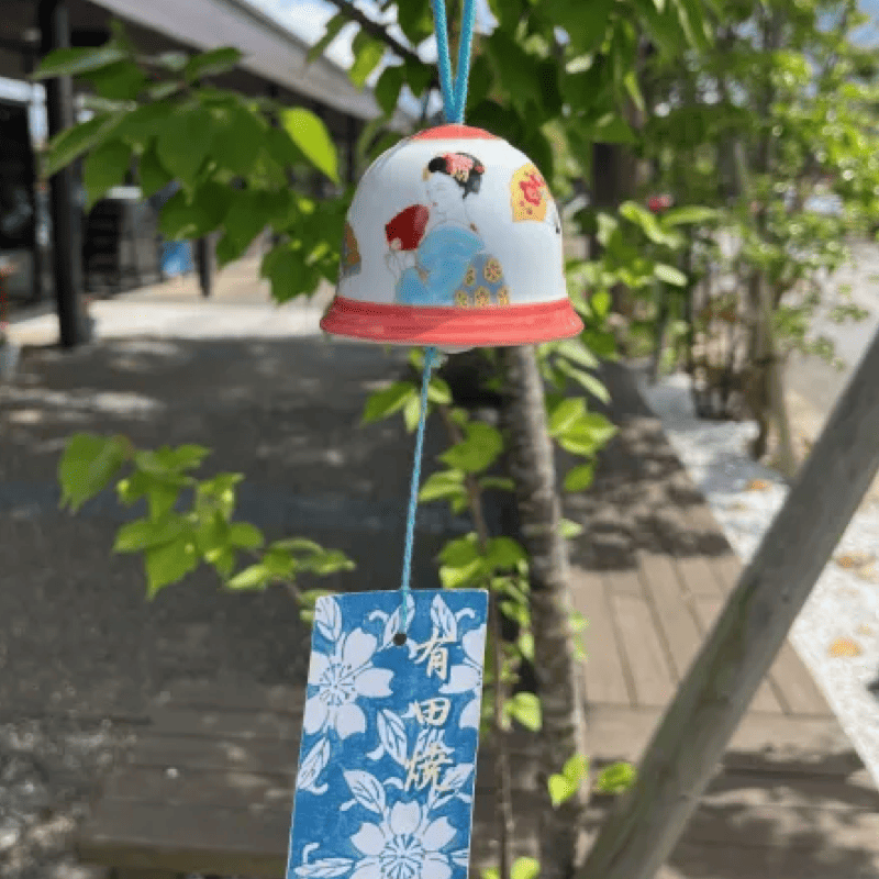 Arita Wind Chime Fan Beauty Boxed 1 Count