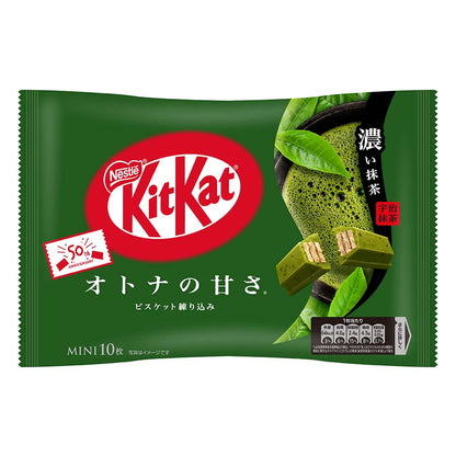 KitKat Mini 成人甜味黑抹茶味 10 颗 1包