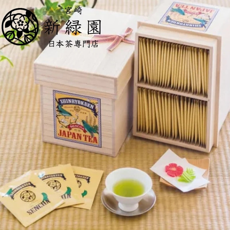 真綠園煎茶茶包木盒裝 3g x 100p