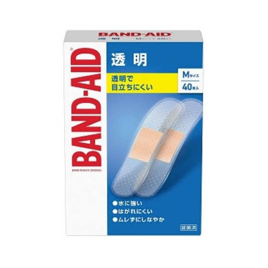 Band-aid transparent M size 40 pieces