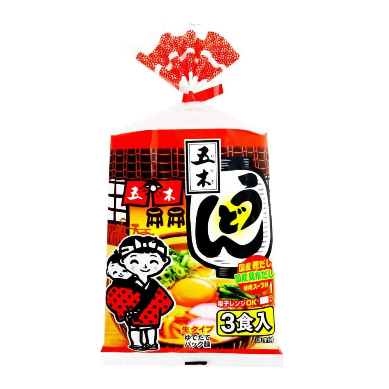 五木食品 三餐乌冬面（带汤）