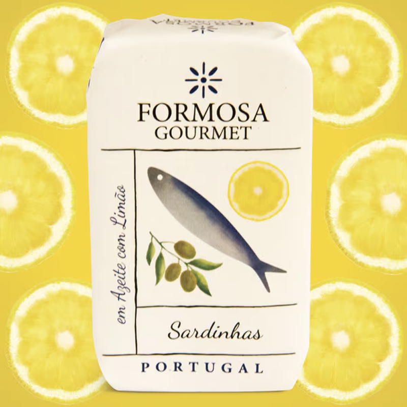 FORMOSA GROUMET Sardines marinated in olive oil lemon flavor