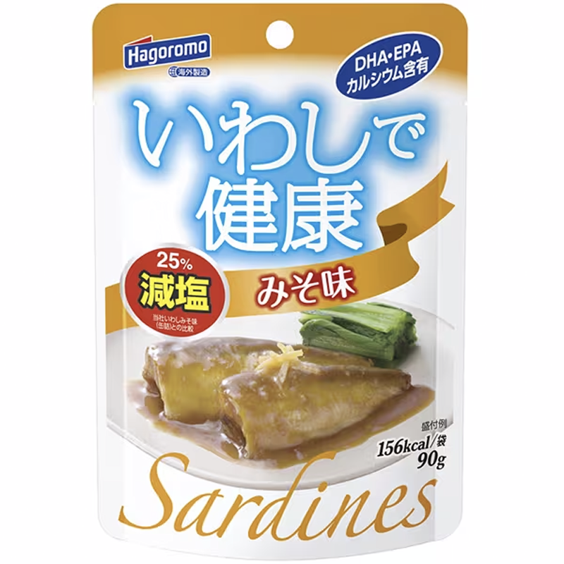 Hagoromo Foods Healthy Sardine Miso Flavor (Pouch) 90g