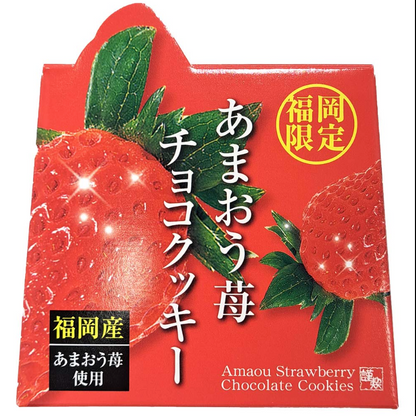 Amaou strawberry chocolate cookies 10 pieces