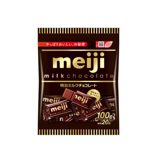 Meiji milk chocolate bag 100g