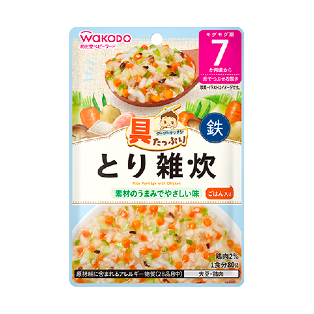 Plenty of Wakodo Gougoo Kitchen Tori Porridge 80g