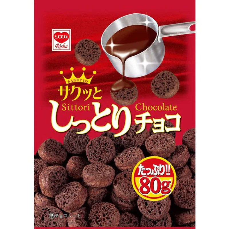 Risuka 湿润巧克力 80g [糖果]