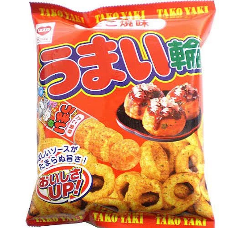 Risuka Umaiwa 章鱼烧味 75g [零食]
