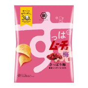 湖池屋酸味无糖薯片 清爽梅子味 55g [零食]