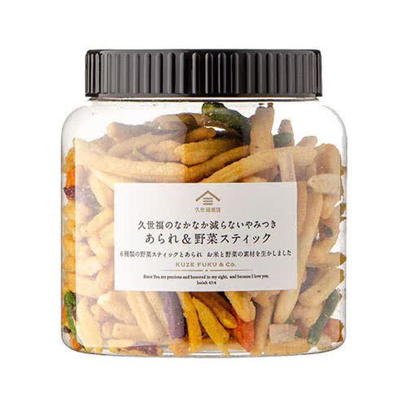 久世福商店 fsh01005 久世福令人上瘾的米果和蔬菜条，永远不会吃完 250g