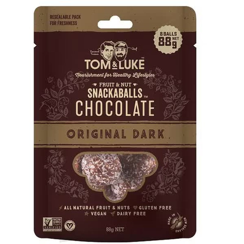 Tom and Luke Fruit & Nut Balls Original Dark 88 (8 pieces)