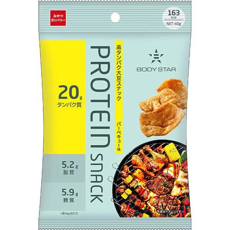 Oyatsu Company BODY STAR 蛋白质零食（烧烤味）40g
