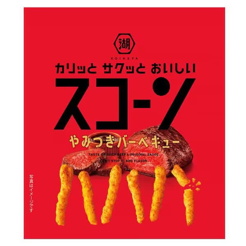 Koikeya Addictive BBQ 烤饼袋 22g 12 件套