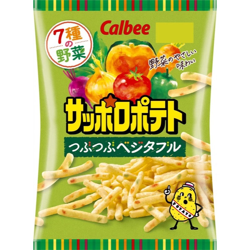 Calbee Sapporo Potato Crunchy Vegetables 72g