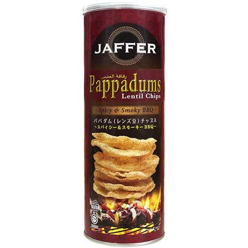Ja'far 印度扁豆脆片 香辣烟熏烧烤味 60克 [零食]
