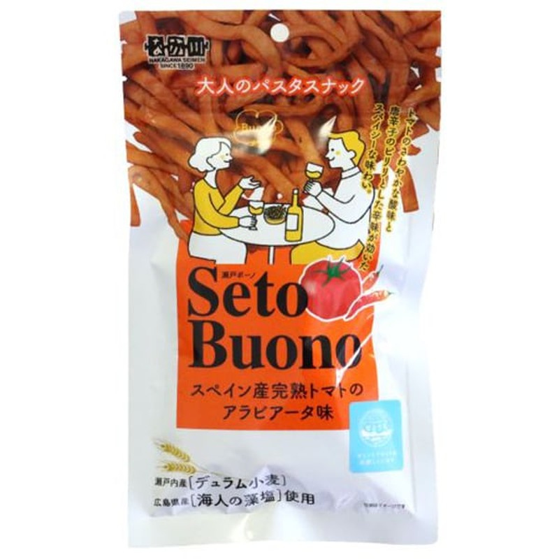 Nakakawa SETOBUONO 義大利麵零食，Arrabiata 口味，50g