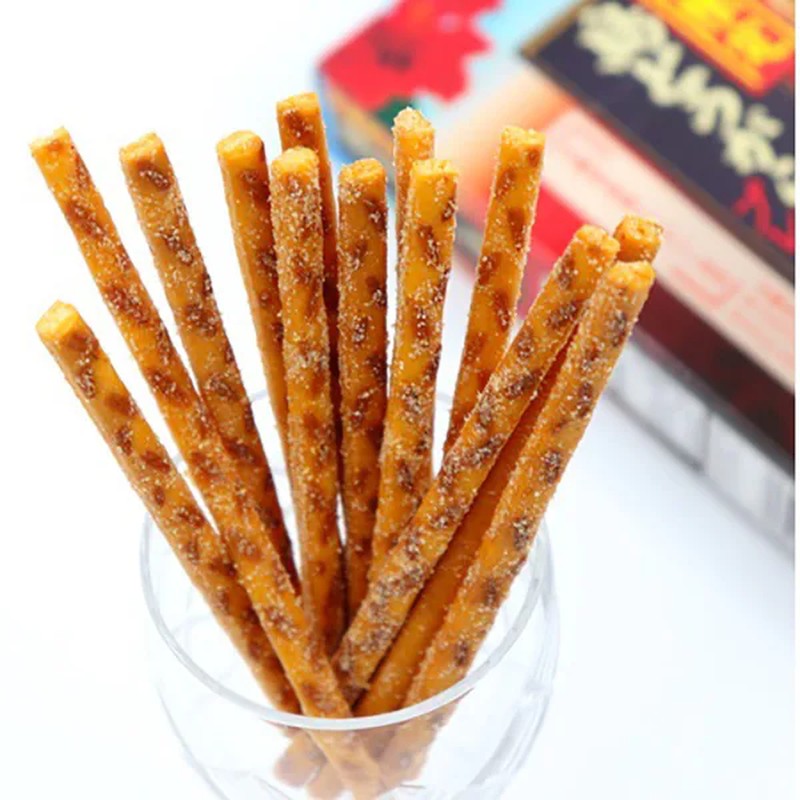 Saito Seika Okinawa Limited Edition Island Chili Pretzel 45g x 4 boxes