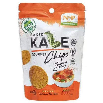 Natural and Premium Foods BAKED KALE GOURMET CHIPS Tom Yum Kung