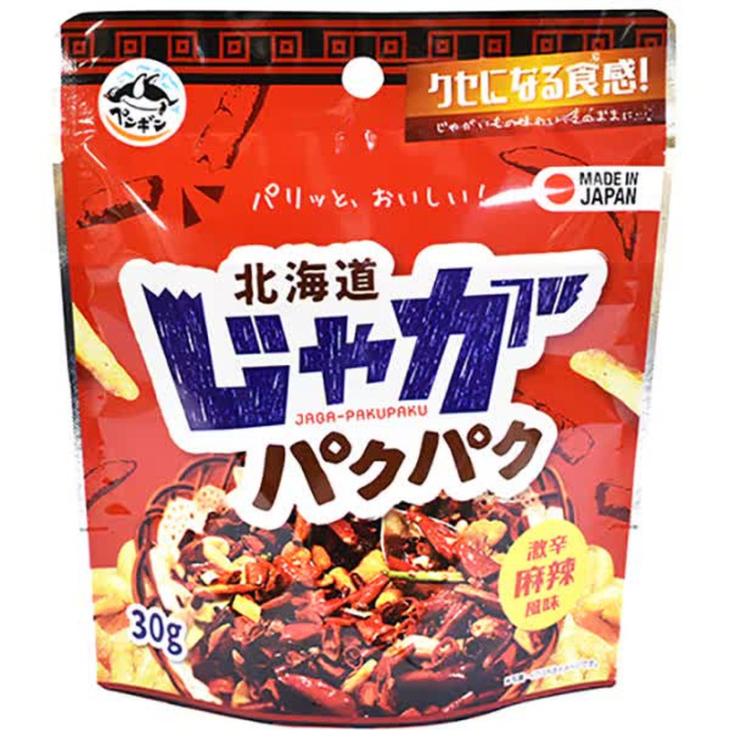 企鹅北海道 Jaga Pakupaku 超辣麻辣味 30g