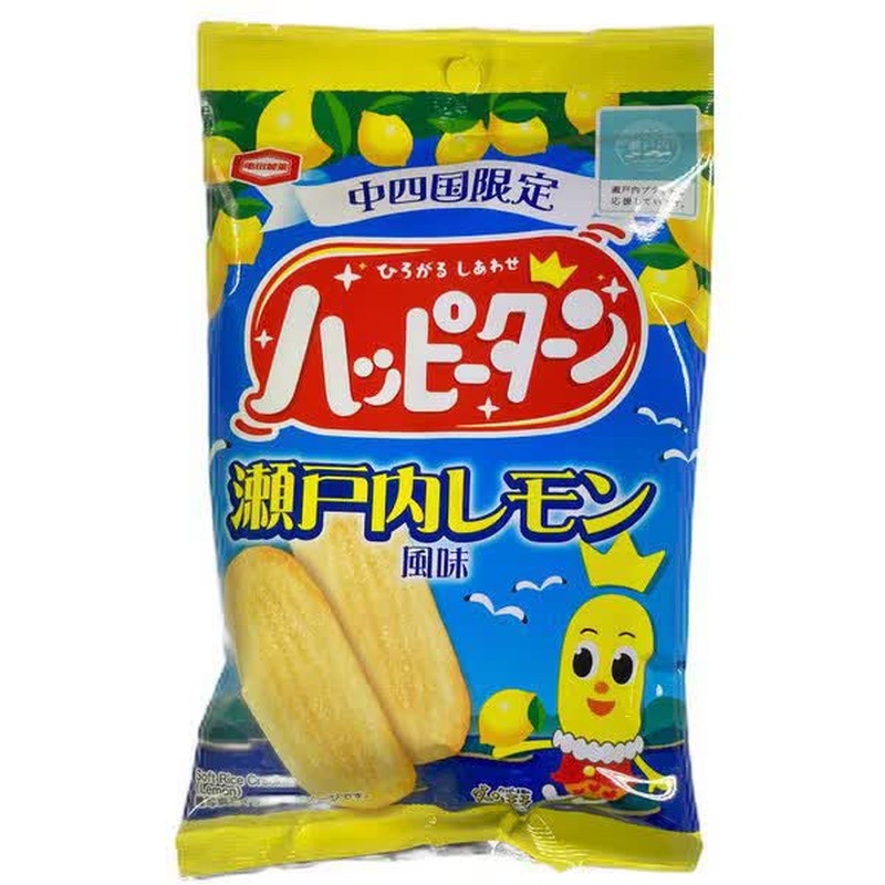 Ajikaru Chugoku-Shikoku Limited Happy Turn Setouchi Lemon Flavor 34g