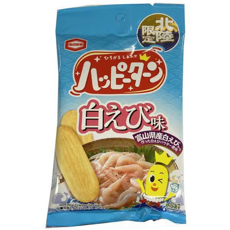 Ajikaru Hokuriku Limited Happy Turn White Shrimp Flavor 34g