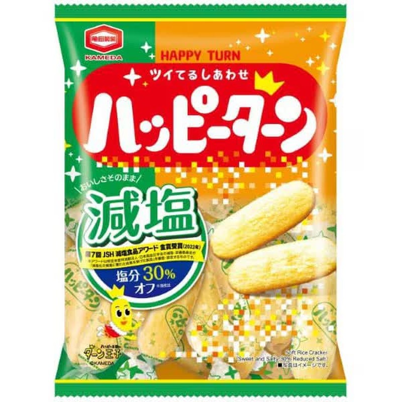 龟田制果 低盐 Happy Turn 83g