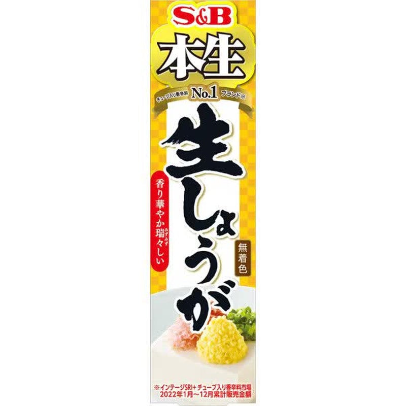 S&B Foods Honsei Fresh Ginger 40g [Spice Seasoning]