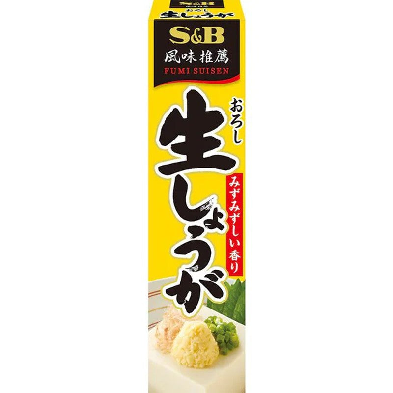 S&B Foods Recommended Flavor Grated Fresh Ginger 40g [Spice Seasoning]