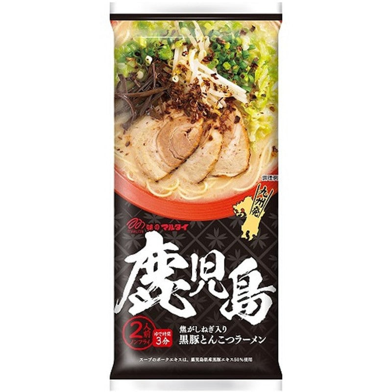 Marutai 鹿儿岛黑猪肉猪骨拉面 [卷面 185g]