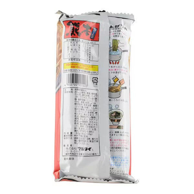 Marutai 熊本黑蒜油猪骨拉面 [卷面 186g]