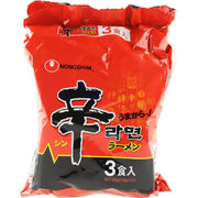 Nongshim Shin Ramen [Bag noodles 120g x 3 meal pack]