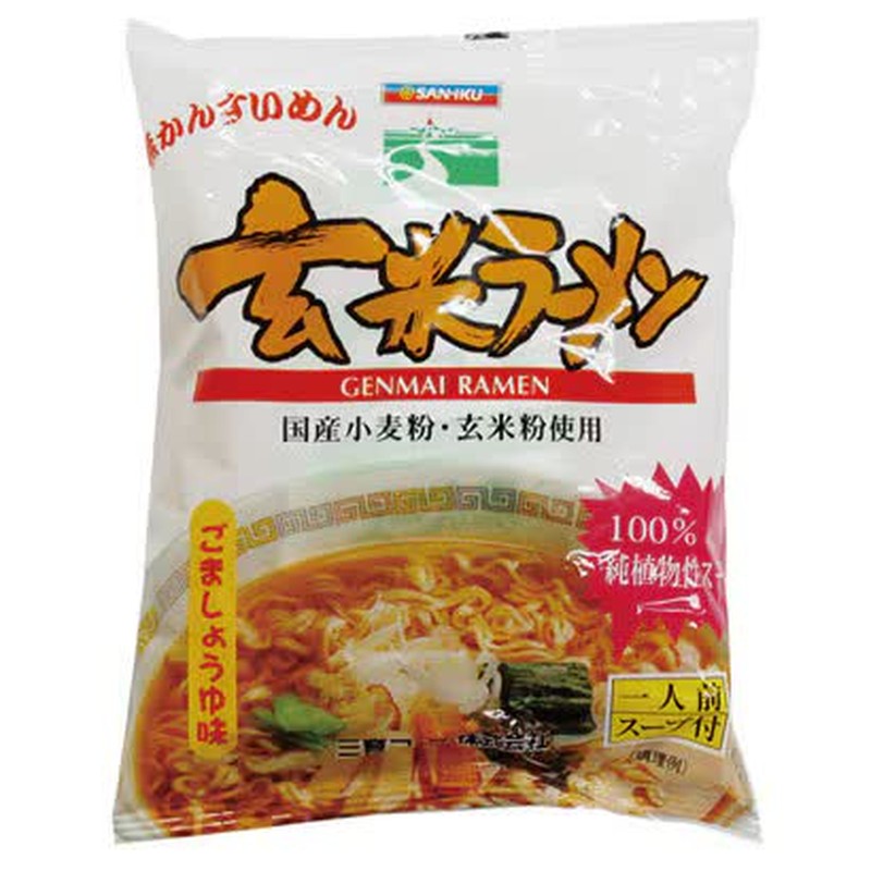 Saniku Foods 糙米拉面 芝麻酱油味 100g