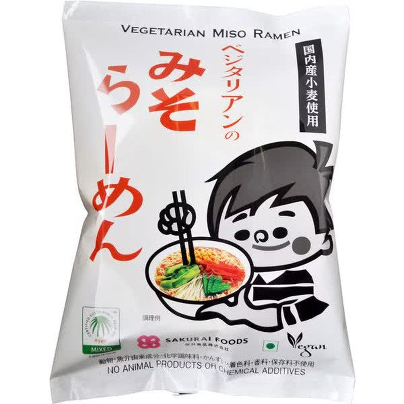 櫻井食品素食拉麵味噌98g