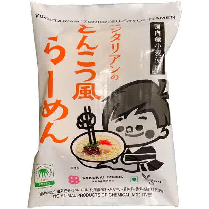 櫻井食品 素食豬骨拉麵 106g