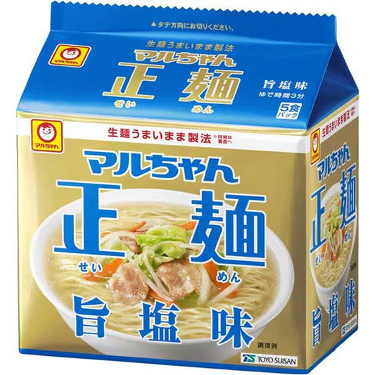 Toyo Suisan Maruchan Maruchan Seimen Uma Shio Flavor 5 meal pack 112g x 5
