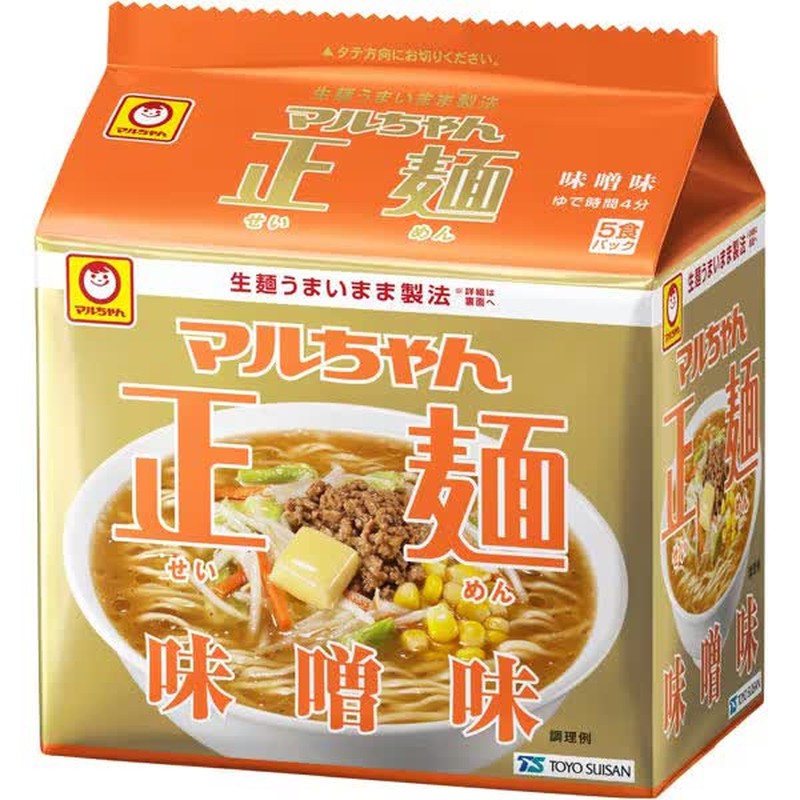 Toyo Suisan Maruchan Maruchan Seimen Miso Flavor 5 Meal Pack 108g x 5