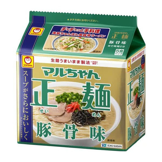 Toyo Suisan Maruchan Maruchan Seimen Pork Bone Flavor 5 Pack 89g x 5 [Instant Ramen]