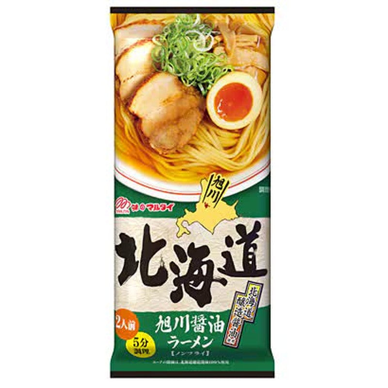 Marutai 北海道旭川醬油拉麵 212g [捲面]