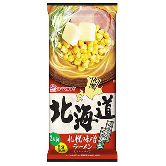 Marutai Hokkaido Sapporo Miso Ramen 216g [Rolled Noodles]