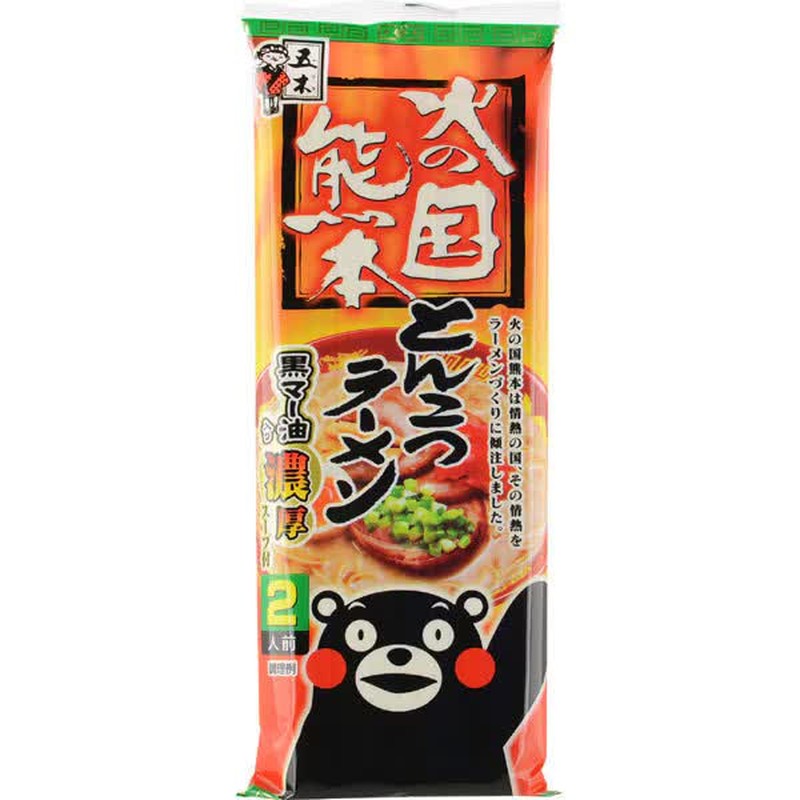 五木食品熊本豚骨拉麵 [泡麵中華面 250g]