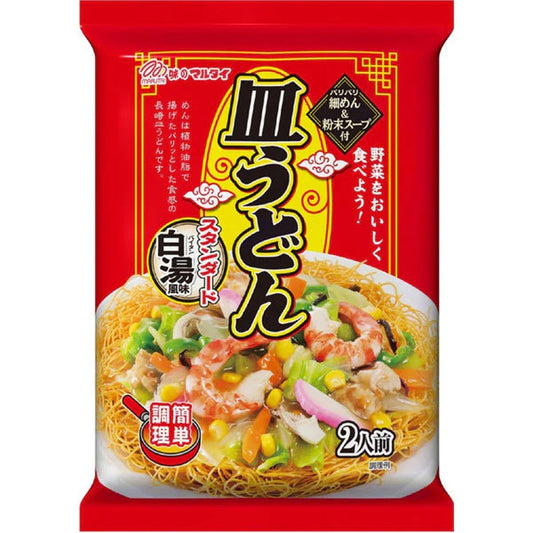 Marutai Sara Udon White Soup Flavor [Fried Noodles 108g]