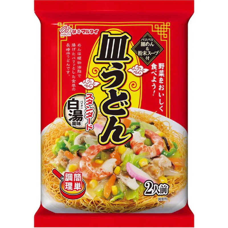 Marutai Sara Udon White Soup Flavor [Fried Noodles 108g]
