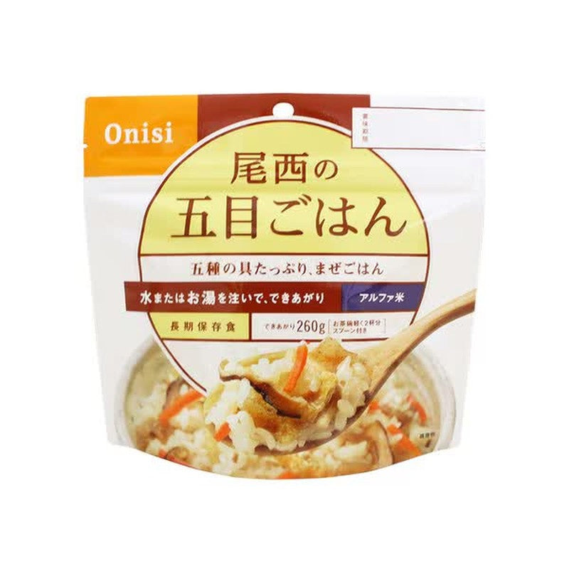 大西食品 Alpha Rice 大西五子米 1人份 [长期保存食品]